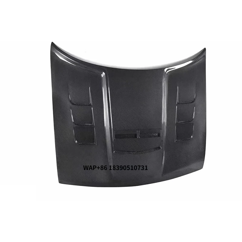 

Carbon Fiber Fibre Engine Vent Bonnet Hood for Dodge Challenger V6 2015+
