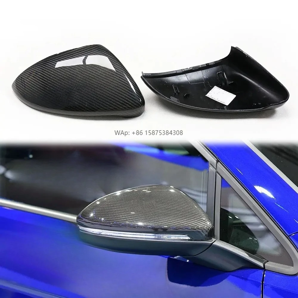 

Carbon Fiber Rear View Mirror Cover for VW Golf 7 Mk7 R GTI 2013-2018 Side Mirror Housing Shell