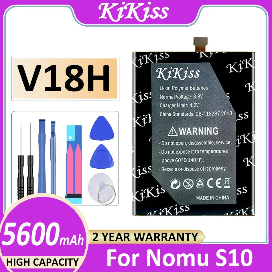 

Аккумулятор KiKiss V18H 5600 мАч для Nomu S10 Bateria