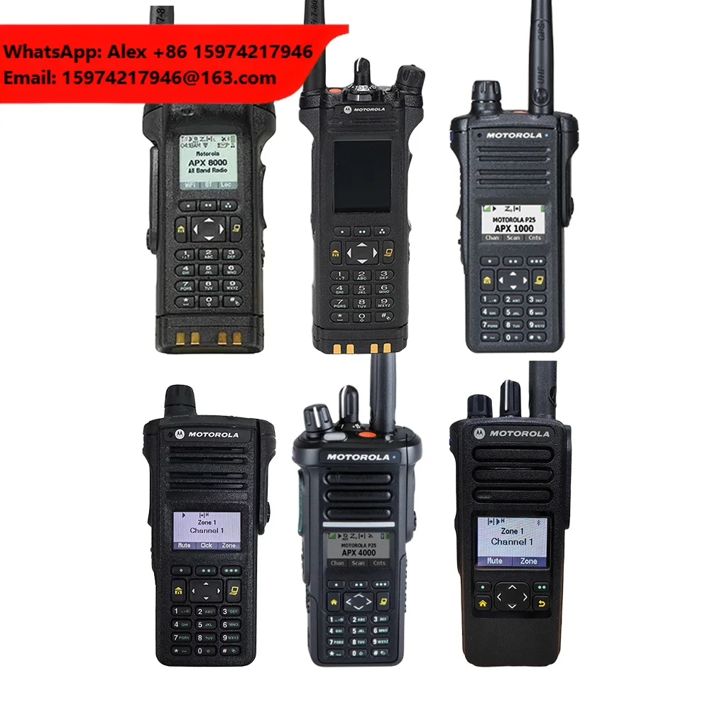 B2B Wholesale Industrial Grade Two Way Radio Walkie Talkie VHF/UHF Frequency IPX7 Water Resistance Group Calls- DP4800