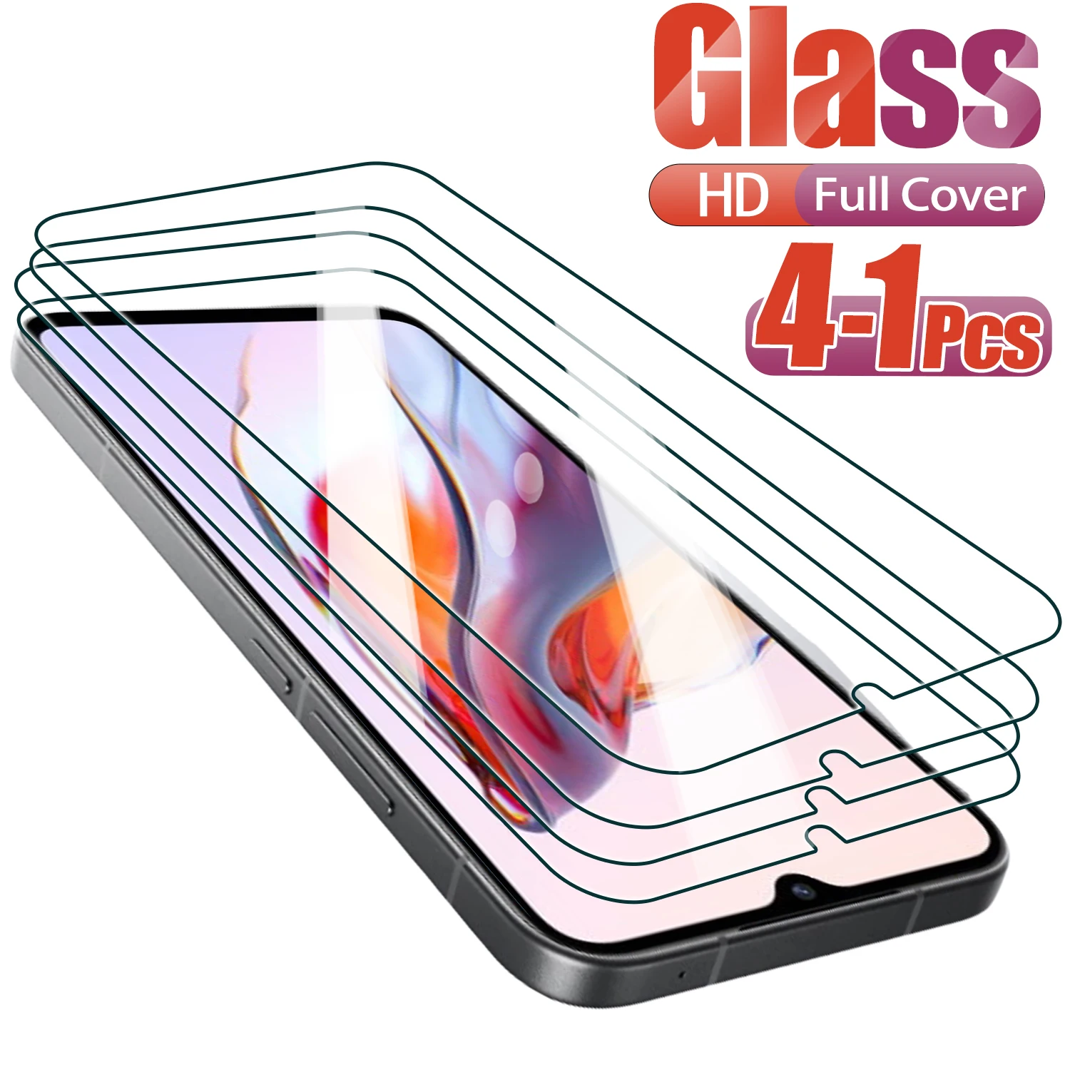 

4-1pcs HD Screen Protector For Redmi 12C 12 C Tempered Glass