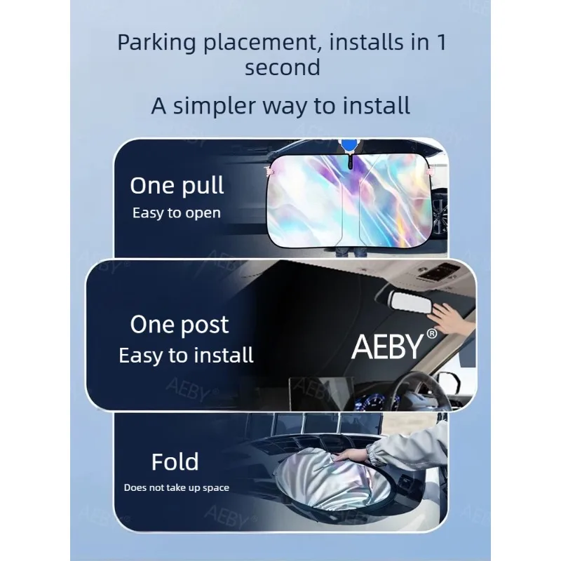 

For Toyota Rav4 2020-2026 Windshield Sun Shade,Laser Sunshade,UV-resistant foldable,Laser sun visor,Car front window accessories