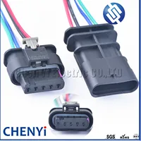 Conector eléctrico automático impermeable, Sensor de flujo de masa de aire, enchufe de arnés MAF 8K0973205, 5 pines 1-1718806-1 4F0973705