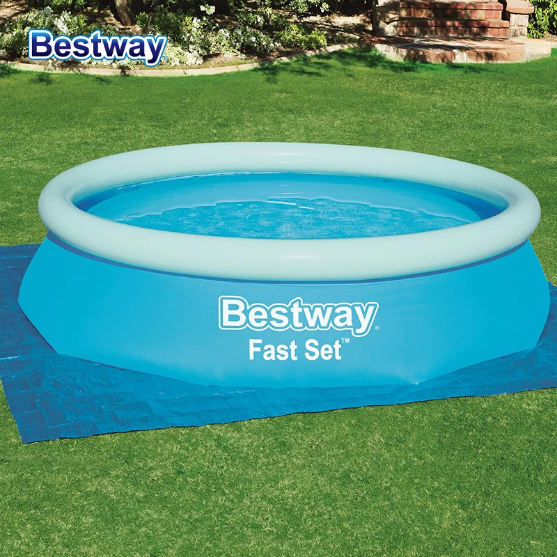 Bestway 58001 Panneaux de sol pour piscine Bâche de sol disponible Tapis de piscine, tapis de spa pour piscines de patio, piscines intérieures, spa intérieur