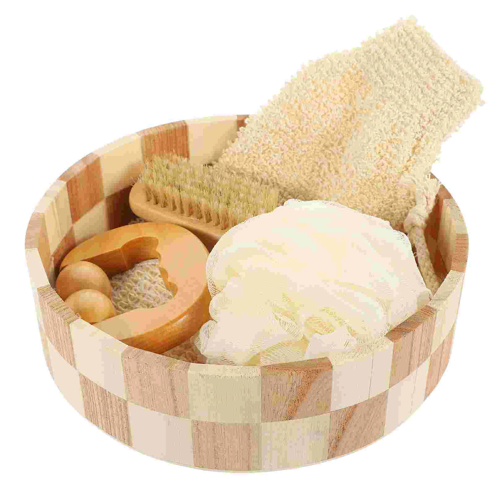 

Bath Set Foot Stone Balling Gloves Shower Kit Scrubber for Body Accessories Gift