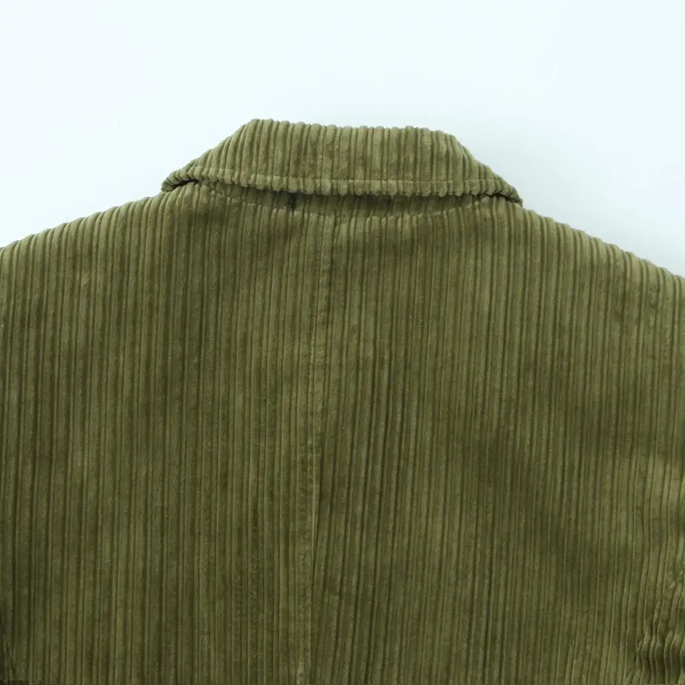 

Faionable Corduroy ort Set for Women Autumn New Sle Versatile Comfortable Polyester Fiber Long Sve Button Closure