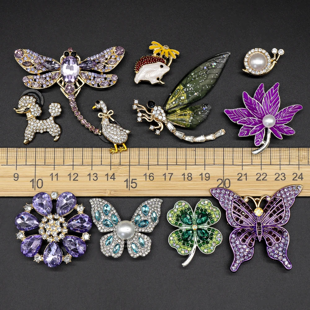 1 Stück Luxus Metall Designer Schuh Charms Vögel Schmetterling Schuh Dekorationen Zubehör Fuchs Igel Pins für Frauen Mädchen Bevorzugung Geschenk – Detail 6