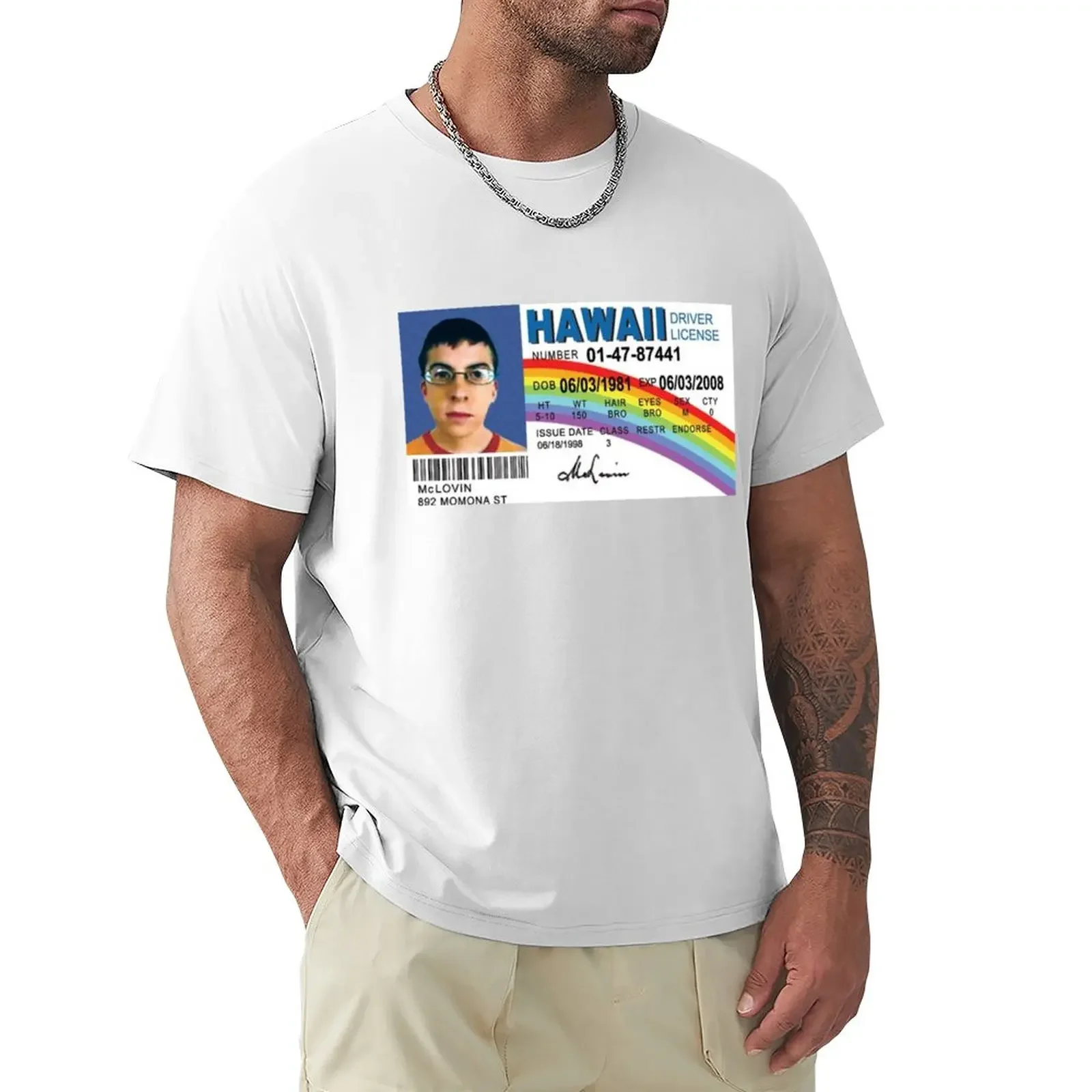 

McLovin - High Quality T-Shirt man t shirt Luxury man cotton man t-shirts Short sleeve tee men