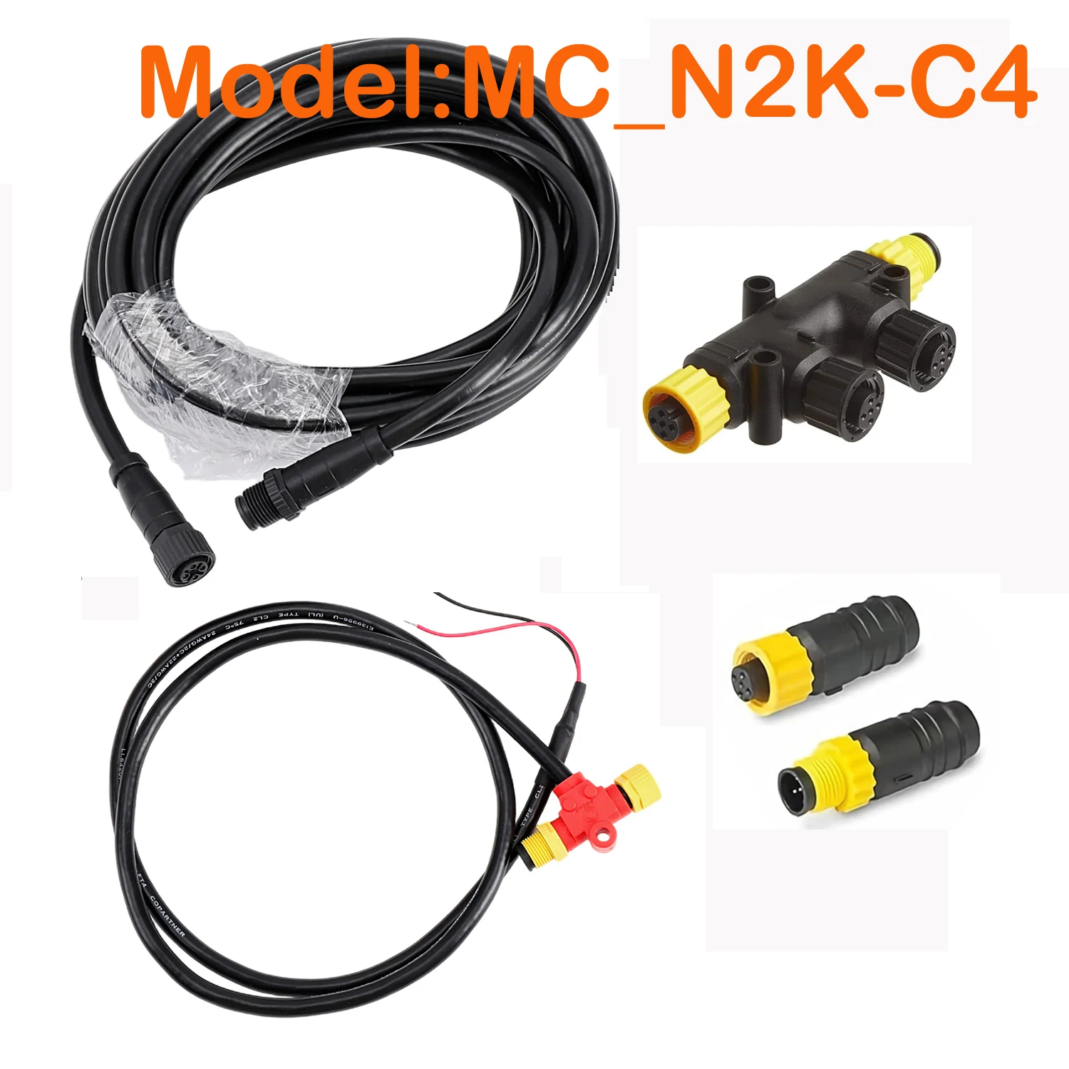 Matsutec NMEA 2000 Starter Kit, N2K Network Backbone Cables Drop Dual Tees Kits Terminators Marine for Lowrance Simrad Garmin image 4