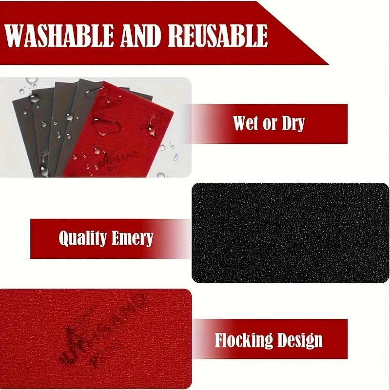 10 قطعة 75x100 مللي متر الرملي الإسفنج الترا غرامة الرملي الإسفنج منصات لينة رغوة الرمال كتلة الرطب الصنفرة لنموذج دريوال الخشب المعدني #5