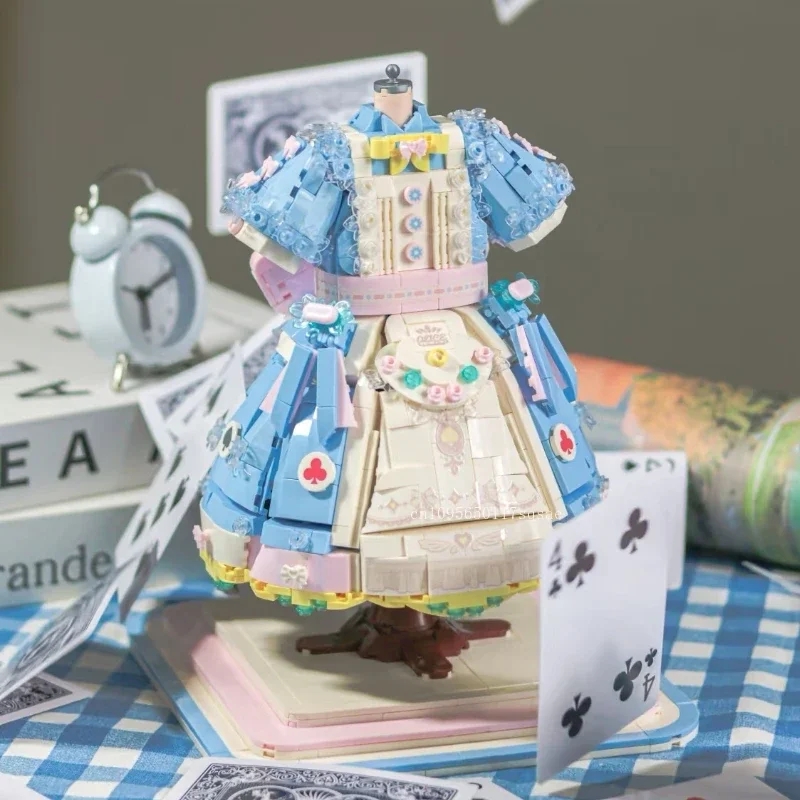 Kawaii Lolita Rock Bausteine Mädchen Geschenk Tisch Ornamente Montage Modell Pädagogisches Spielzeug Sammlung Geschenk Bausteine