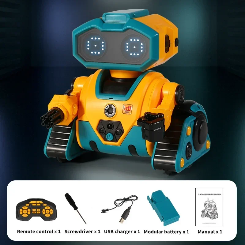 JJRC R29 Emo Robot Rc Smart Intelligent Infrared Sensor 2.4G Wireless Robo Remote Control Programming Robot Toys for Boys Girls