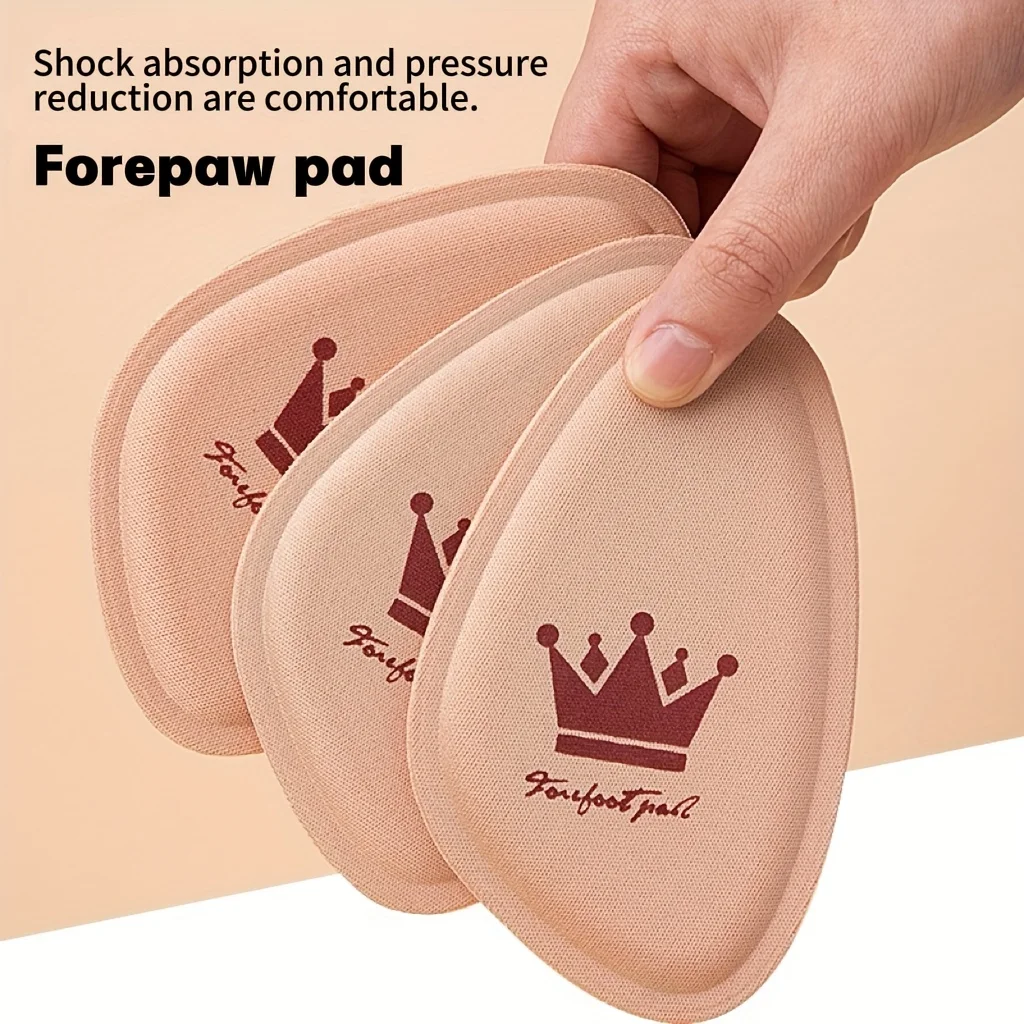 طقم مكون من قطعتين من الكعب العالي النسائي مع نصف نعل داخلي في الأمام، وسادة قدم أمامية، نعل داخلي للعناية بالقدم