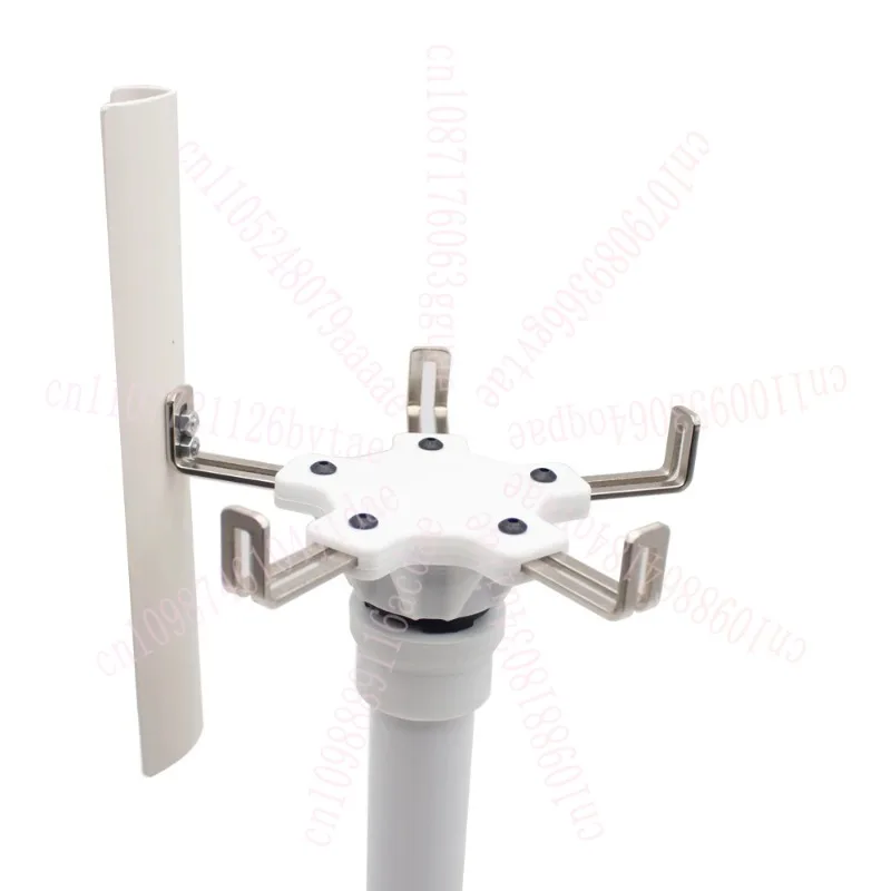 Vertical 5-Blade Wind Generator Model Three-Phase Permanent Magnet Brushless Generator Low-speed Windmill Portable Outdoor