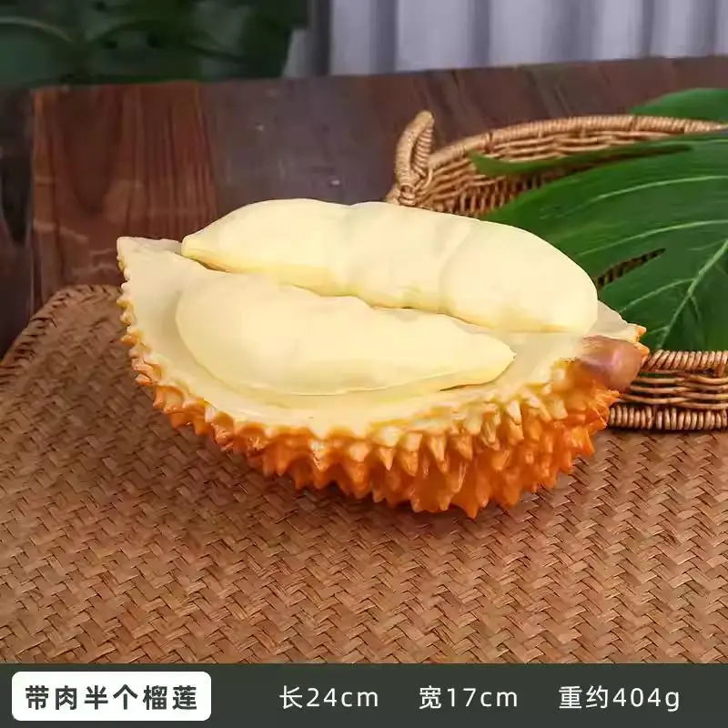 Durian Display Prop Kunstmatige Durian-decoratie voor fruitwinkels Supermarkten Realistisch nep Durian-beeldje voor fotografie