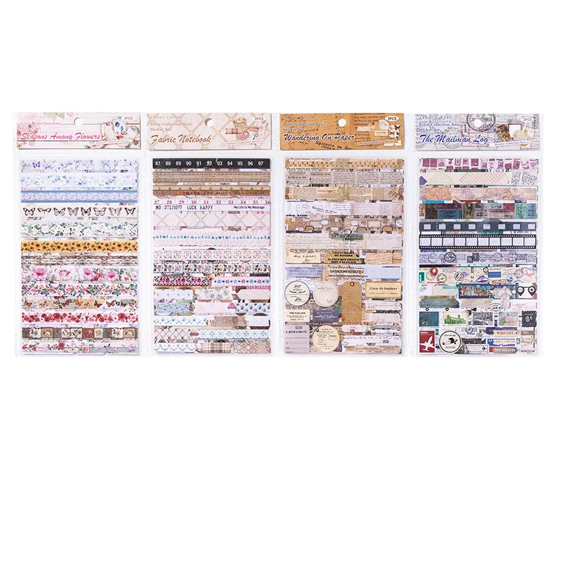 

24sets Kawaii Stationery Stickers Memories Collection Junk Journal Planner Decorative Sticker Scrapbooking