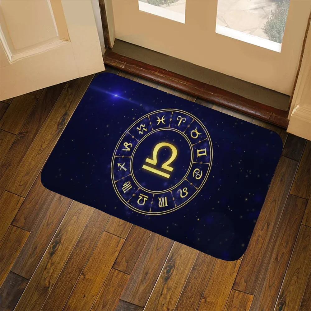 

Constellation Entrance Door Doormat Floor Bath Mat Washable Non-slip Kitchen Rug Bedrooom Carpet Balcony Rug for Bedroom Welcome