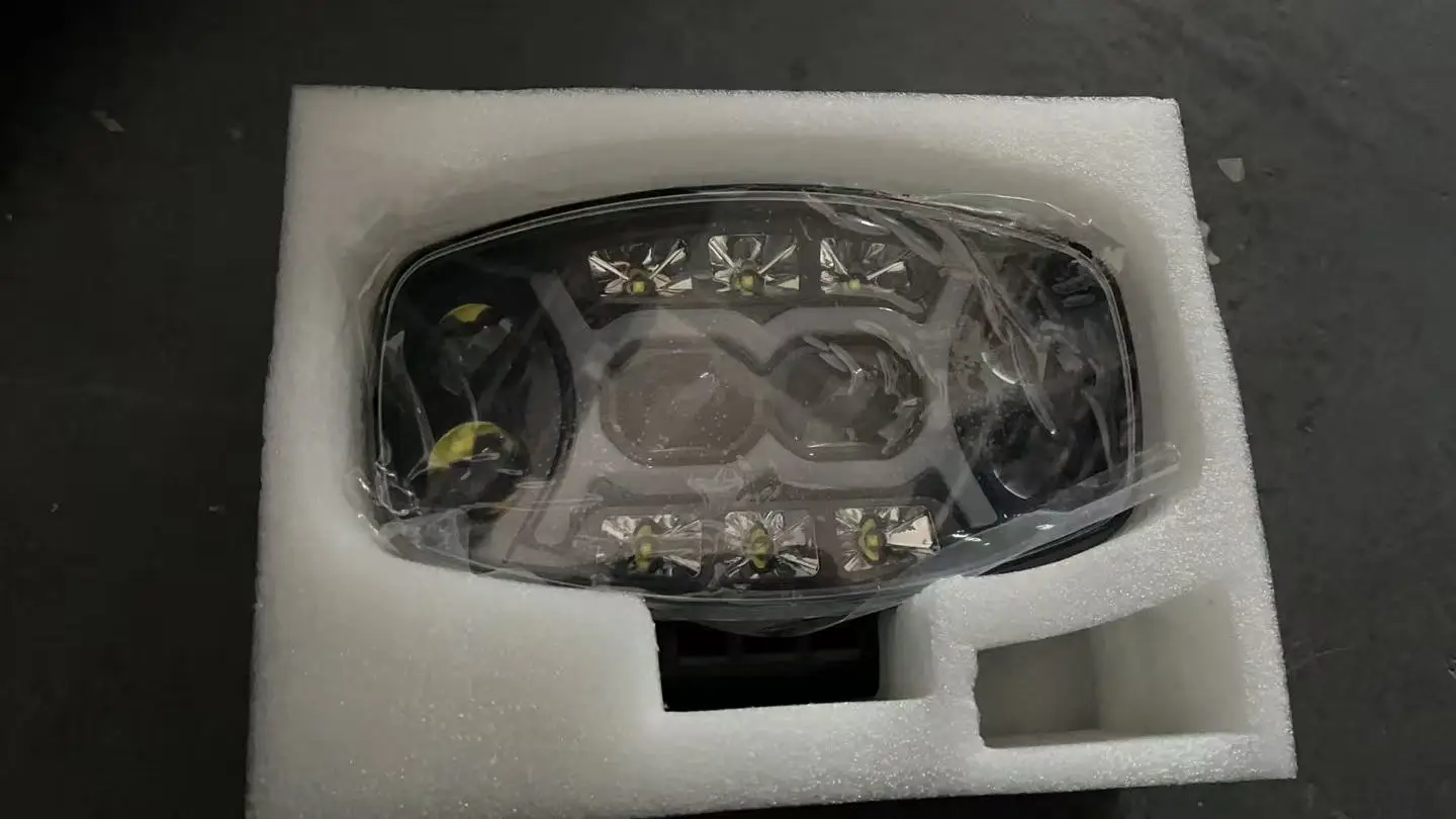 

10" LED Light For Scaina Off road Headlight Spotlight Truck Auxiliary Square Car Driving Flash White Yellow 100W 22000LM