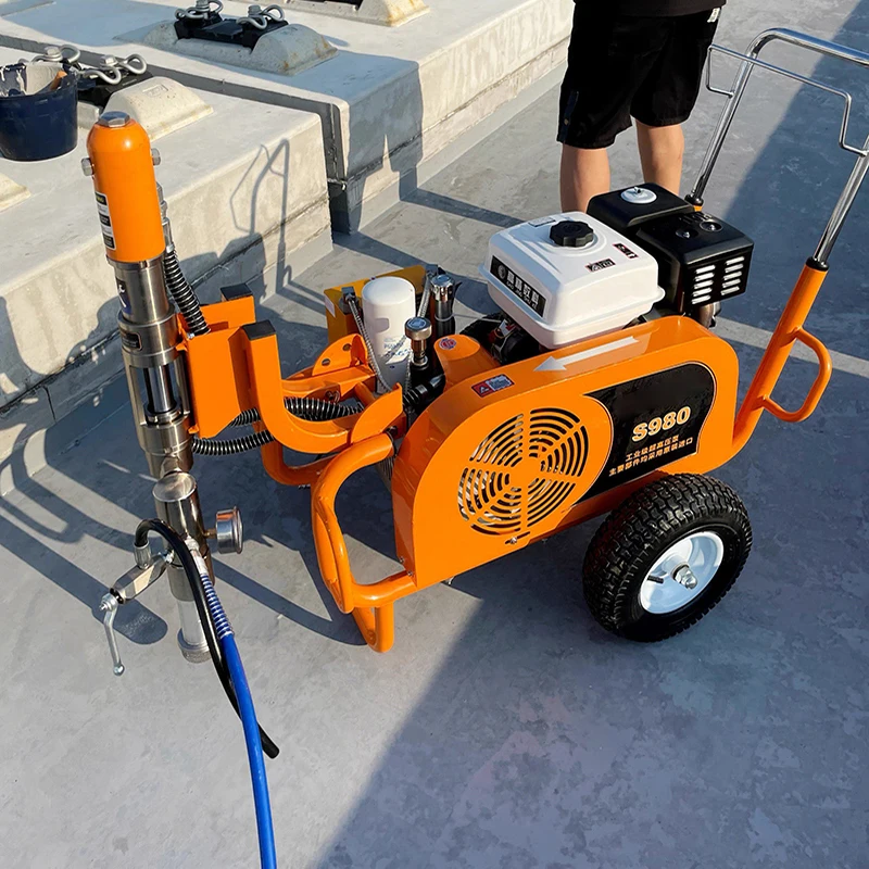 Multifunctional High Flow PPU Waterproof Putty Spraying Machine S980 Latex Paint/Polyurethane/Fireproof Coating Sprayer 4500W