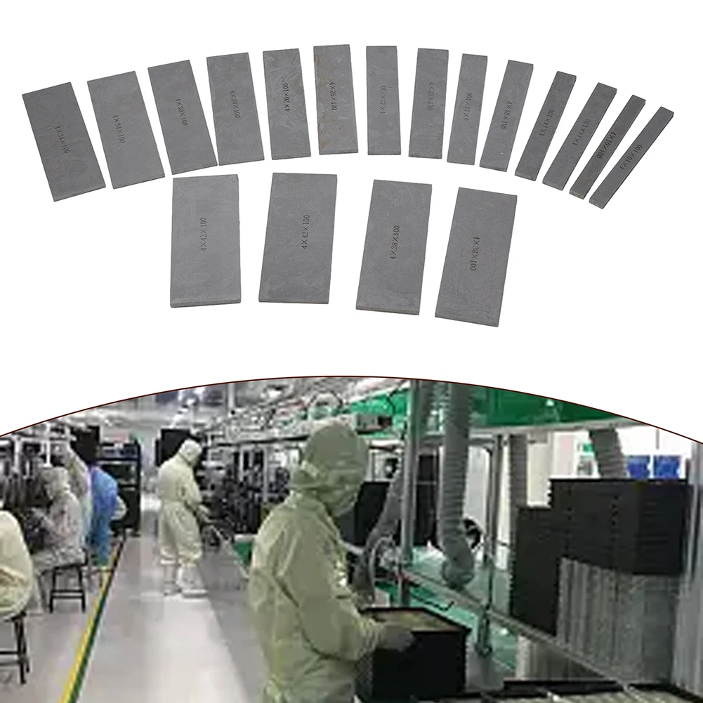 

Alloy Steel Pads Height 14 Mm Parallel Pad Gauge Practical Design Thickness 4 Mm Versatile Application 9 Pairs