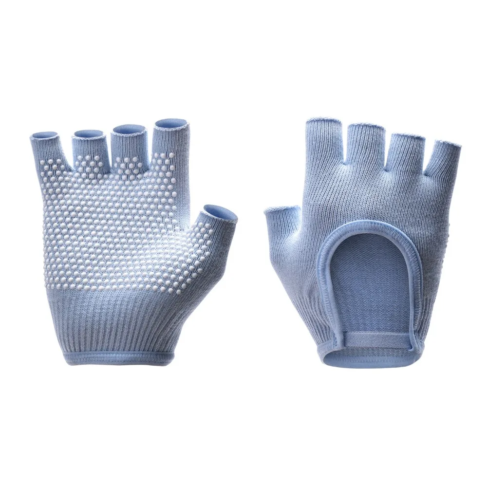 

Multicolor Half Finger Yoga Gloves Warm Antislip Pilates Gloves Shock-absorbing Palm Protection Gym Fitness Gloves Women/lady