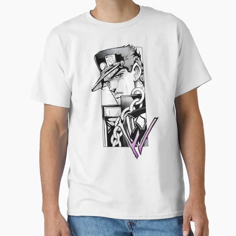 

yare yare daze JoJo's Bizarre Adventure Anime Gift t shirt Manga JJBA Cartoon printed Graphic Clothes Y2K clothing All size Tops