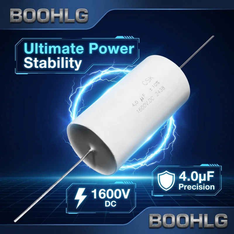 

1PCS 4uF 4.0uF 1600VDC 405 Polypropylene Film Capacitor Non-inductive Non-polar High Voltage