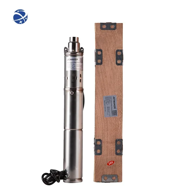 

YUNYI High Efficiency 36 V/72V Dc Solar Deep Well Solar Irrigation System Helical Rotor Submersible Solar Pump