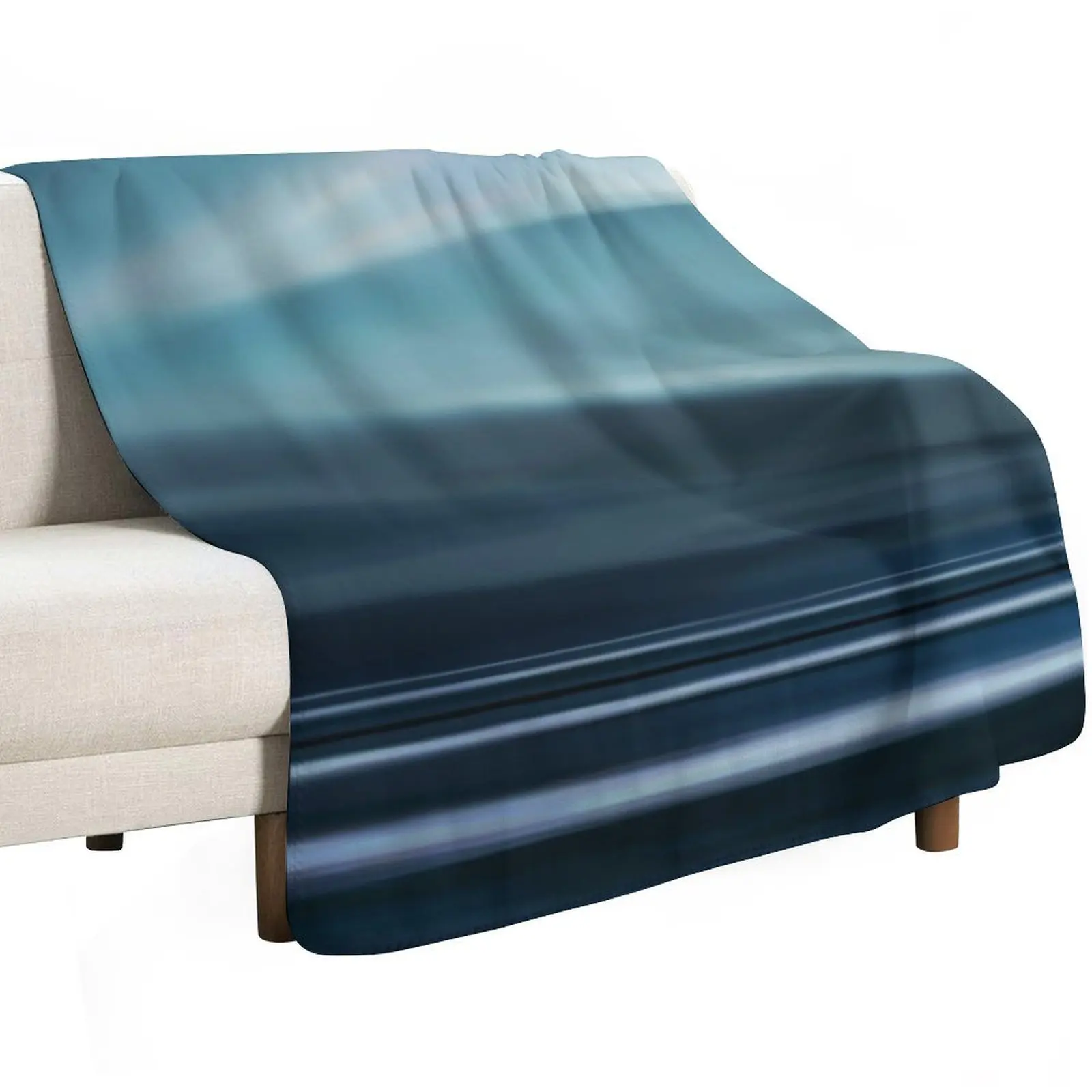 Storm Breaking at Beach Throw Blanket Luxury St Soft Beds For Sofa Thin bed plaid Summer Plaid Blankets