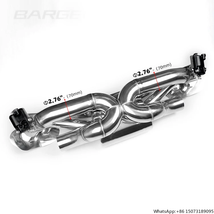 

Выхлопная система Bargee Dual Valvetronic Catback для CARRERA 911 S 4S 992 3.0T/3.8T 2019~UP, индивидуальная настройка