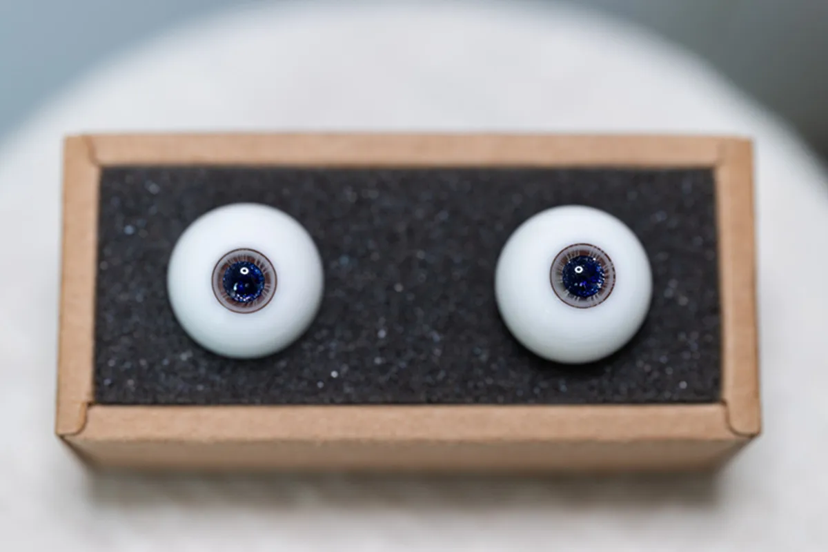 Small Iris In Stock 12/14/16mm bjd DX-26 Handsome BJD Glass Eyeballs Boys Girls Toy Beautiful Daily Flash Pupil Doll Accessories