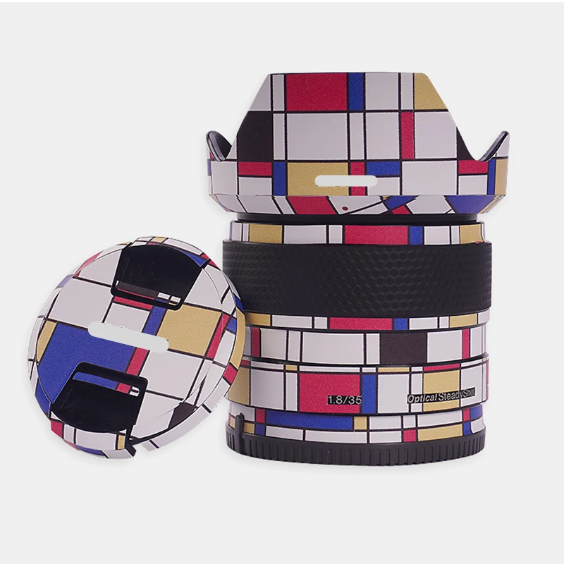 Hinefilm Skin für Sony E35 1,8 Objektivhaut für Sony E 35 mm f/1.8 OSS Skin E35F1.8 Wrap Cover 35 1.8 Aufkleber SEL35F18 Schutz