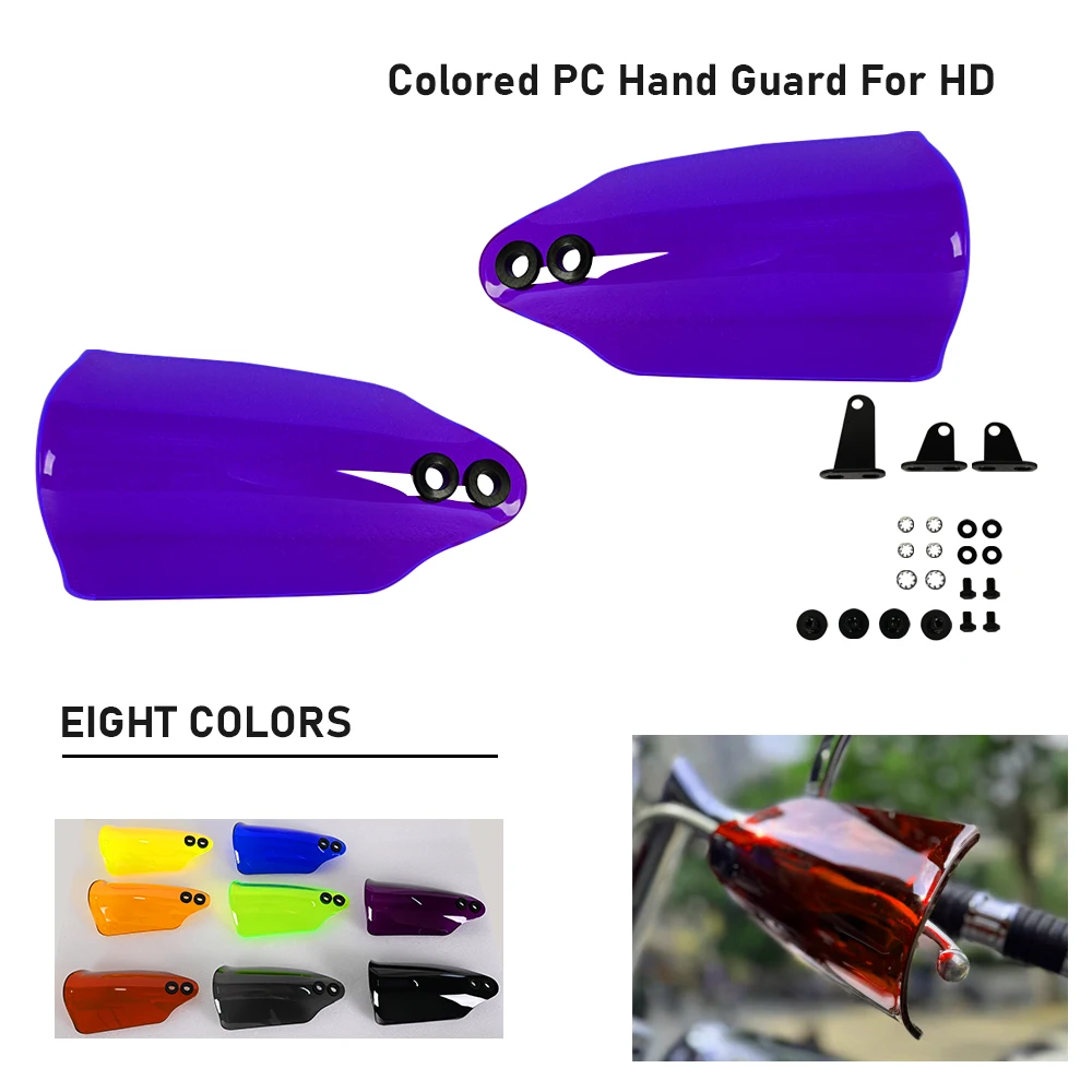 

Motorcycle Hand Shield Guard Handles Hand Protector For Harley Softail Touring Road Glide Road King Touring Electra Glide 14-20