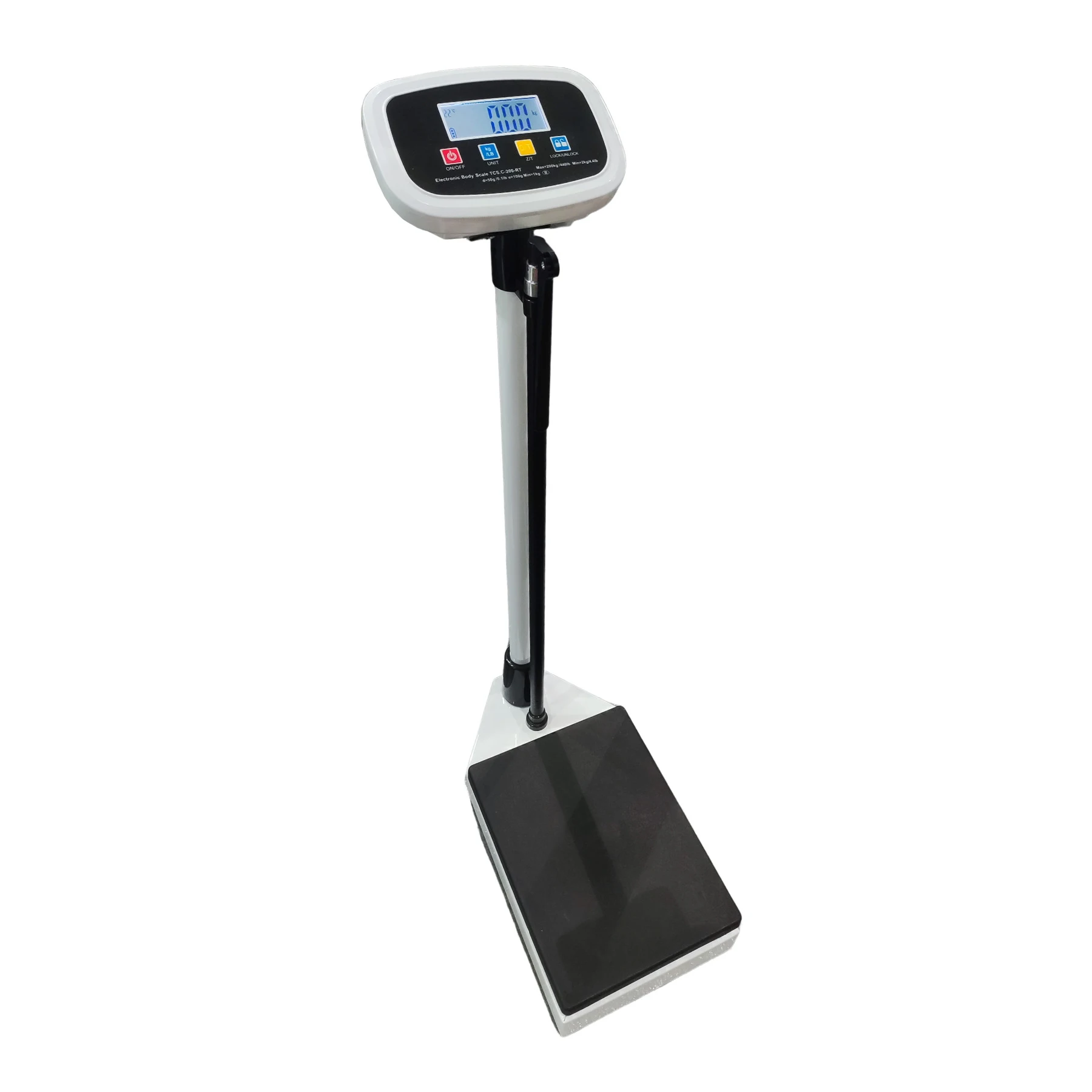 Electronic LCD Display Medical/Personal Weighing Scales with 200kg Capacity ISO 9001 Certified OEM Customization Support