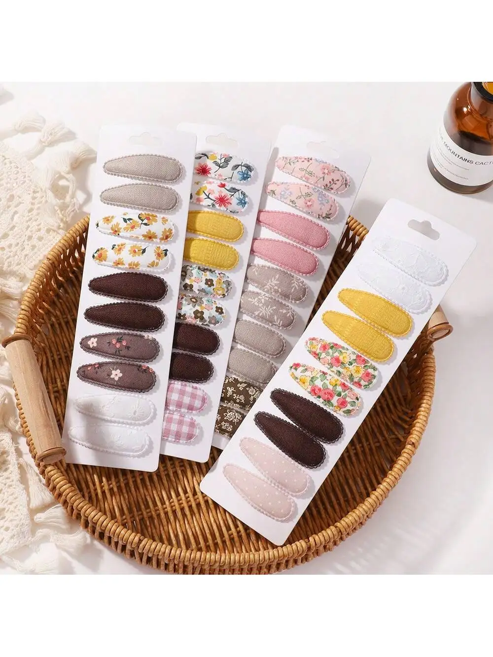 

20Pcs Cartoon Kids Colorful Hair Clips Star BB Hair Bangs Hairpin for Girls Candy Love Duckbill Clip Cute Hair Accessories