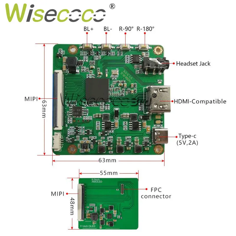 Imagem -06 - Ips Amoled Screen Laptops Projeto Raspberry pi Padrão Landscape Driver Board Display Oled Polegada 2k 2480x1860