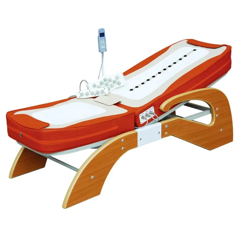 Korea Full Body Acupressure Bed Jade Roller Stone Infrared V3 Thermal Massage Bed in MassageTable