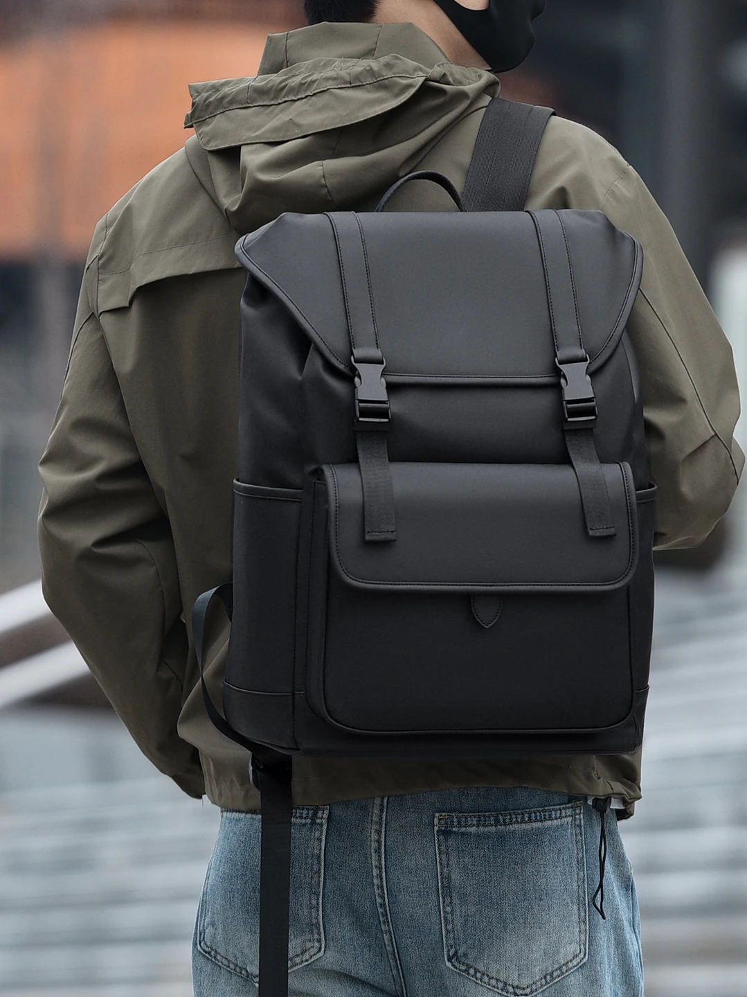 spring-2026-fashion-large-capacity-casual-backpack-simple-design-double-shoulder-bag-for-commuting-daily-use-water-resistant