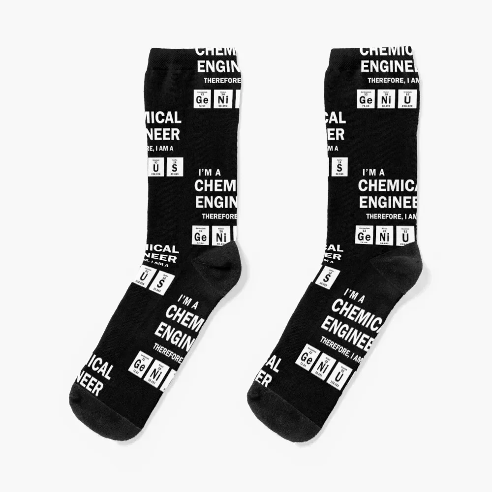 

I'm a Chemical Engineer Therefore I'm a Genius Socks Running christmas stocking New year's Socks Woman Men's