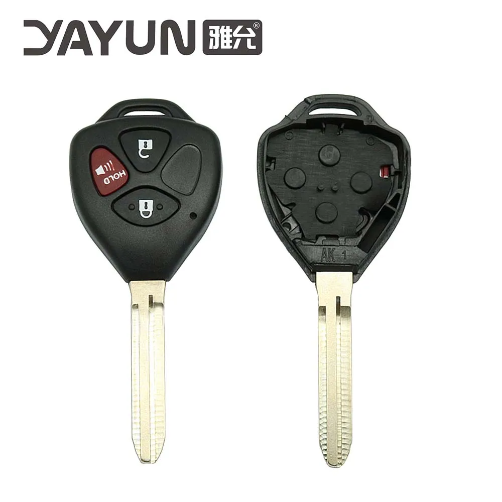 

YAYUN AKTYS206 3 Button Remote Key blade Shell For Toyota