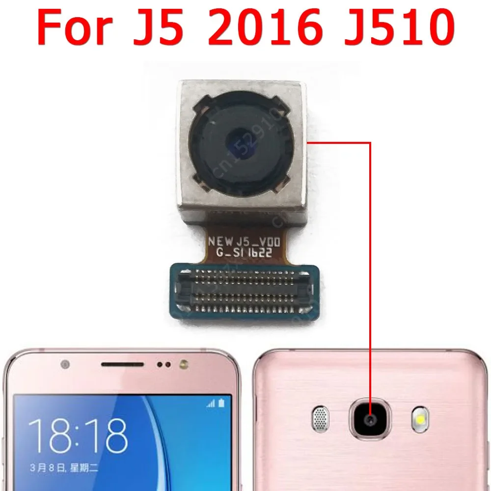 Tylna kamera do Samsung Galaxy J5 J6 + Plus J7 Prime 2 J8 2016 2017 2018 G610 G611 J810 części zamienne do modułu aparatu — zdjęcie 4