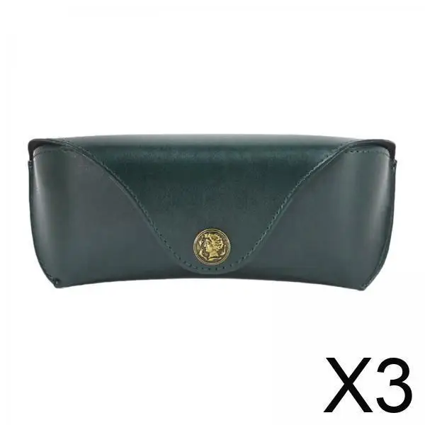 

Элегантный держатель для очков, жесткий чехол из ПВХ-кожи, коробка для хранения солнцезащитных очков для женских и мужских аксессуаров