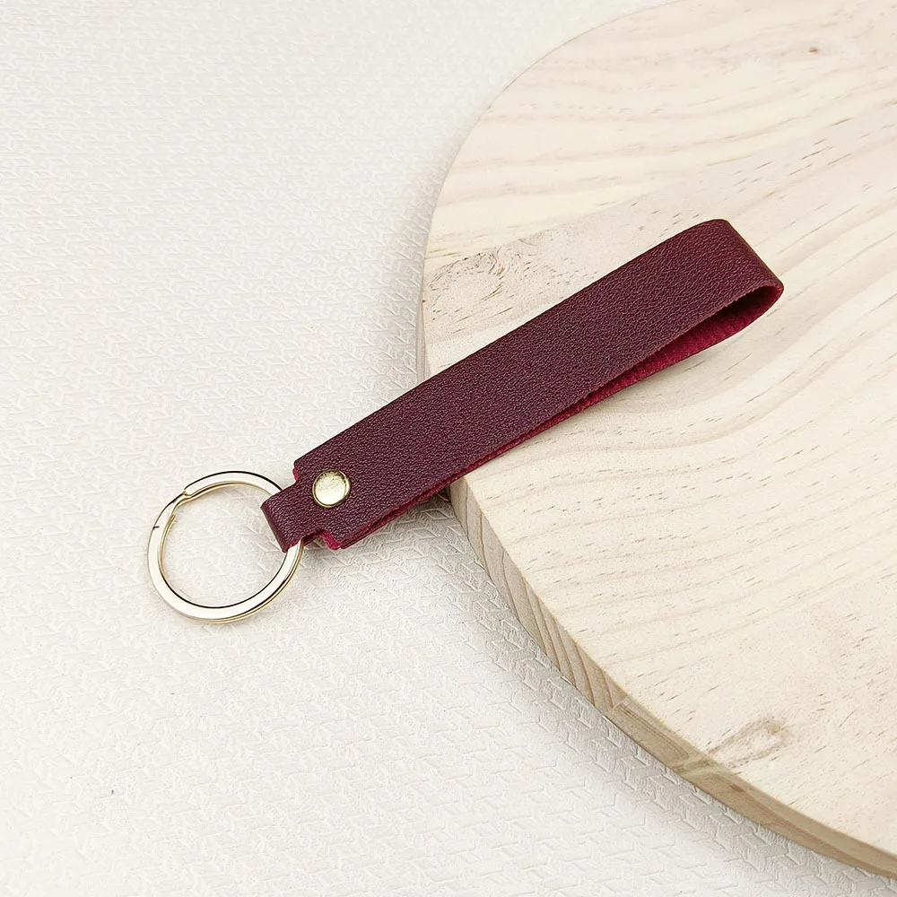 1/5 stücke PU Leder Schlüsselbund Für Männer Frauen Auto Schlüssel Strap Taille Brieftasche Schlüsselanhänger Geschenk Schlüssel Kette Schmuck Machen zubehör Liefert – Detail 3