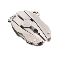 EDC Tools Travel Kits Portable Multifunction Folding Plier Stainless Steel Foldaway Knife Keychain Screwdriver Camping Survival