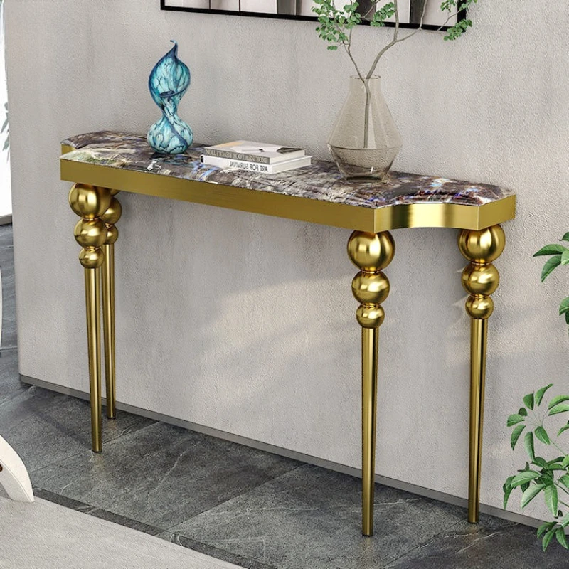 

Entrance Table Villa Hotel Entrance Slate Living Room Partition Corridor Aisle Wall Decoration Entrance Platform