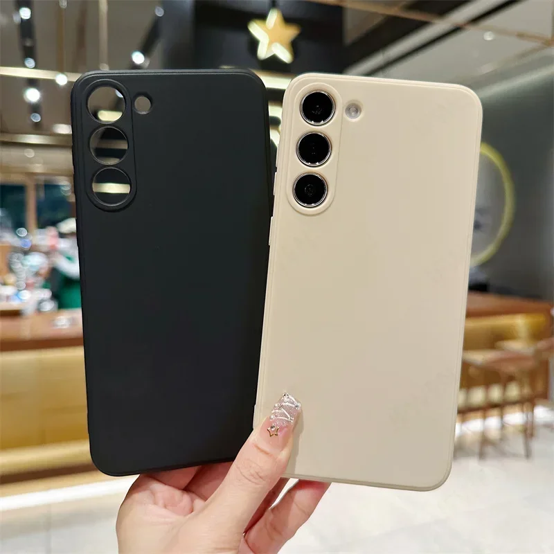 حافظة لهاتف سامسونج جالاكسي S26 S25 S24 S23 S22 S21 S20 FE Plus S 26 غطاء خلفي من السيليكون الناعم المقاوم للصدمات