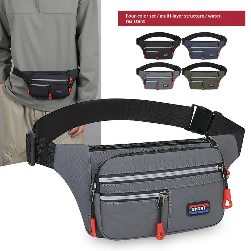Hochwertige wasserdichte Unisex-Gürteltasche, Hüfttasche für Damen und Herren, Känguru-Hüfttasche, Handytasche, Arbeitstasche, Reisetasche für Männer und Frauen – Detail 2