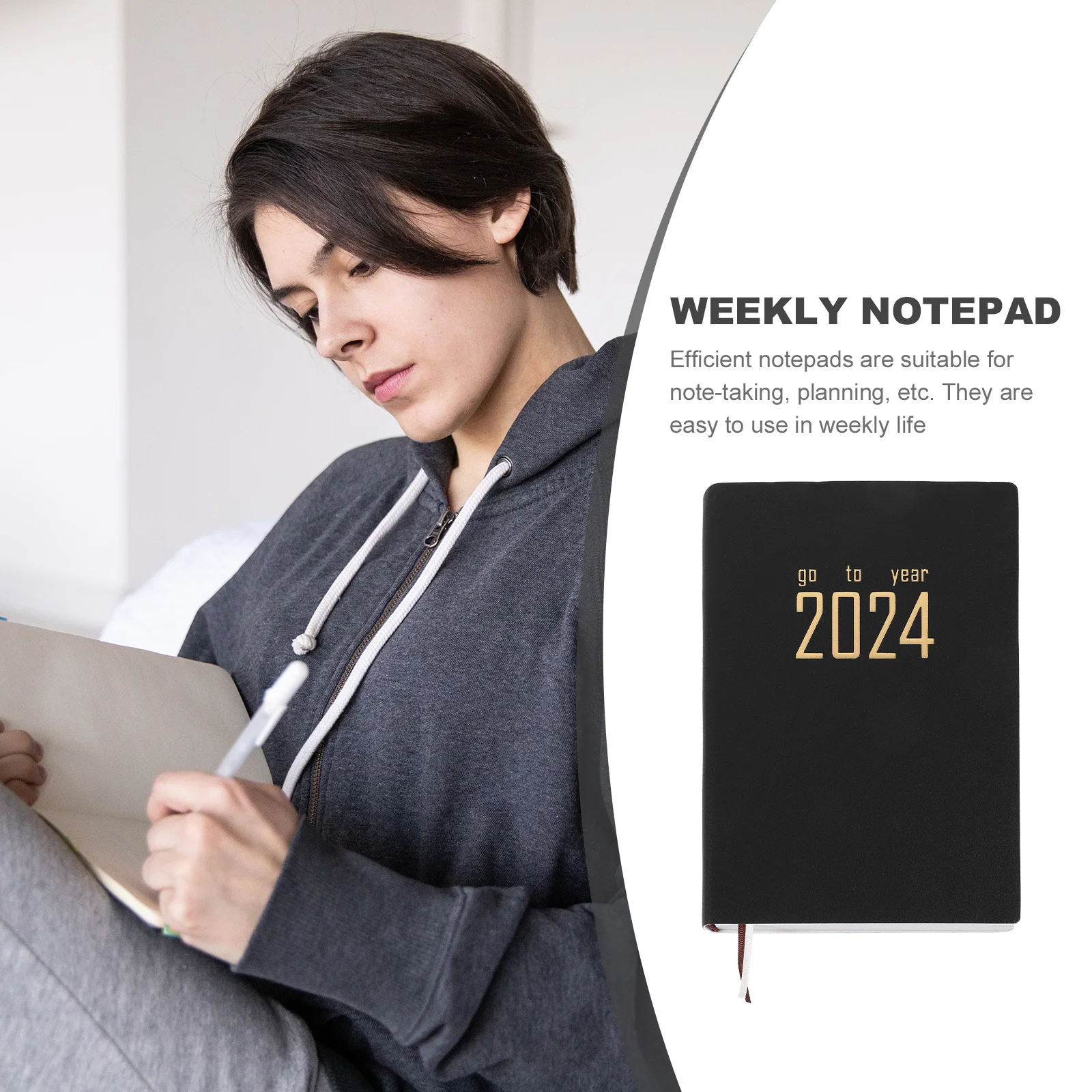 Appointment Planner Daily Schedule Notepad Efficient Work Study Calendar For Home School Weekly