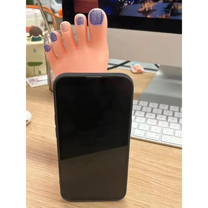 ثلاثية الأبعاد مضحك القدم على شكل جراب هاتف آيفون 16 15 14 13 12 11 برو ماكس آيفون 6 7 8 زائد Xs Xr لينة سيليكون القبيح جراب هاتف