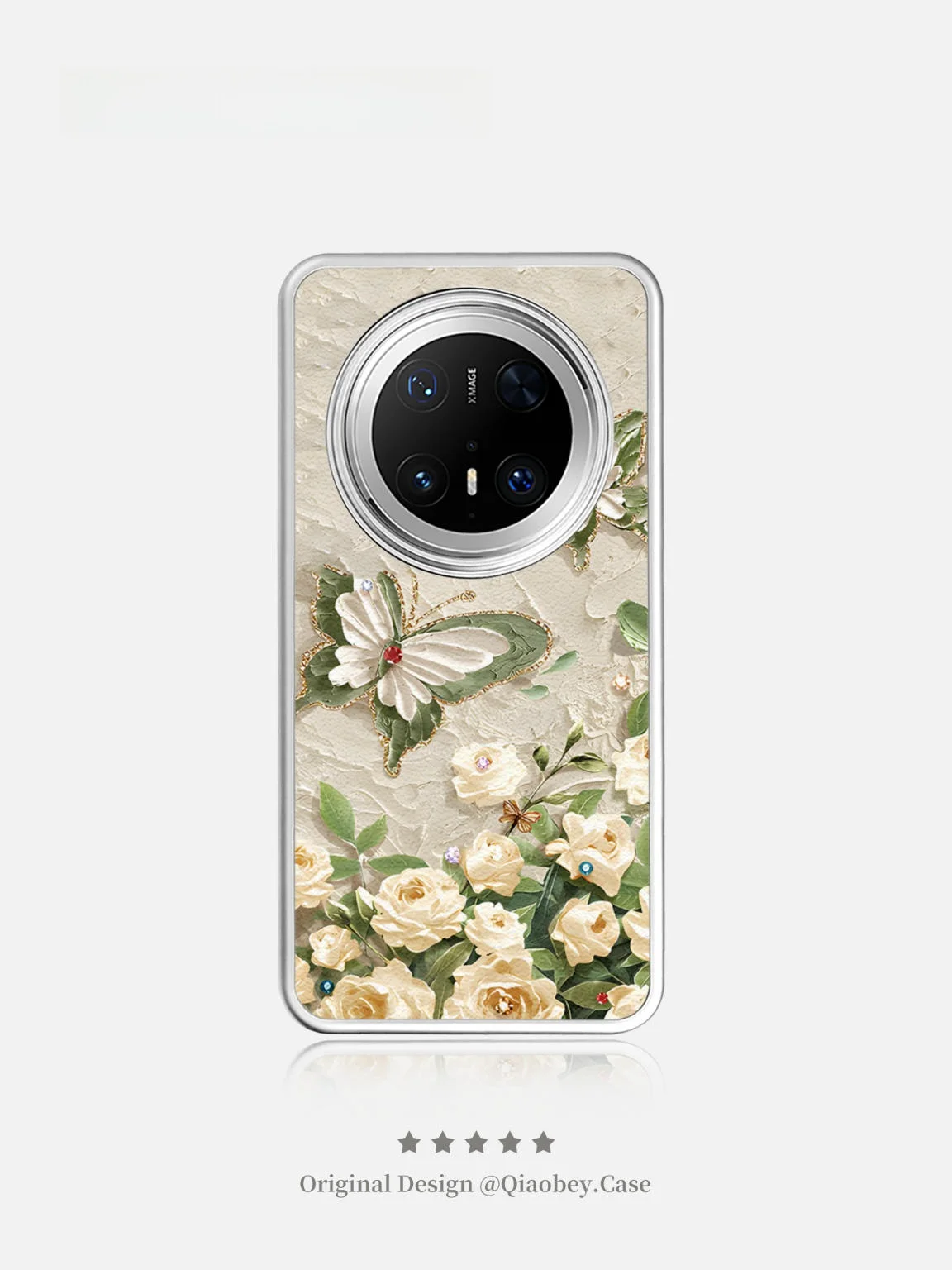 

Green Flower Mate 80 pro Max High-End Leather Cartoon Female Phone Case Small Sheepskin Pura 70 Exclusive